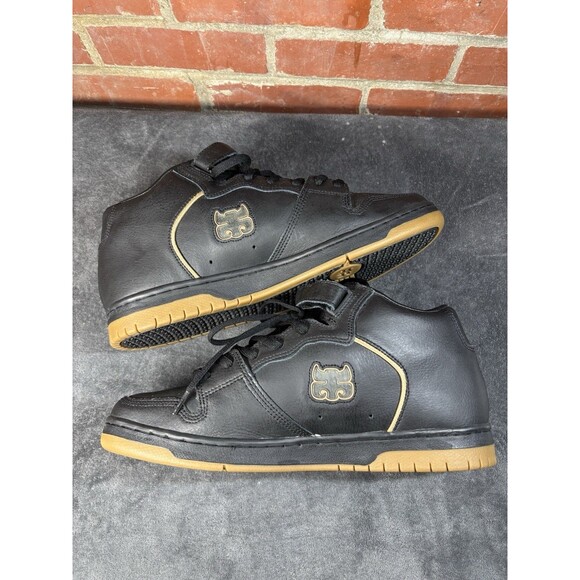 Vintage Y2k IPath Shoes Locust Model Black Leather Upper Skater Mens US 13 - Picture 5 of 8